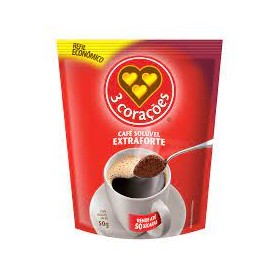 Cafe Soluvel Tres Coracoes 50G Extra Forte