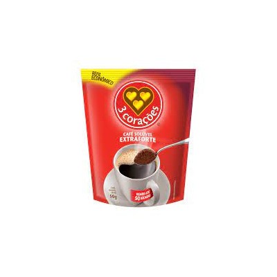 Cafe Soluvel Tres Coracoes 50G Extra Forte