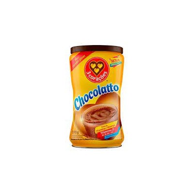 Achocolatado Po Tres Coracoes 370G Chocolatto Lata