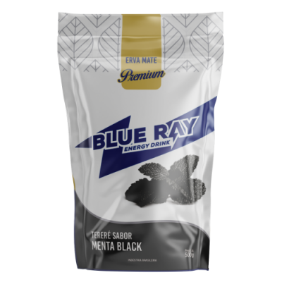 Erva Mate Terere Blue Ray 500G Menta Black