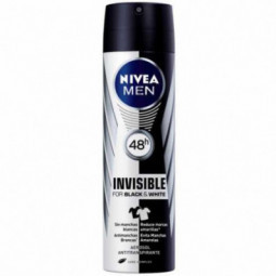 Antitranspirante Aerossol Nivea Men Invisible For Black &Amp