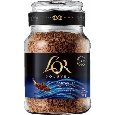 Cafe Soluvel Lor 84G Montanhas Capixabas Vidro