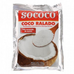Coco Ralado Desidratado Sococo Pacote 100G