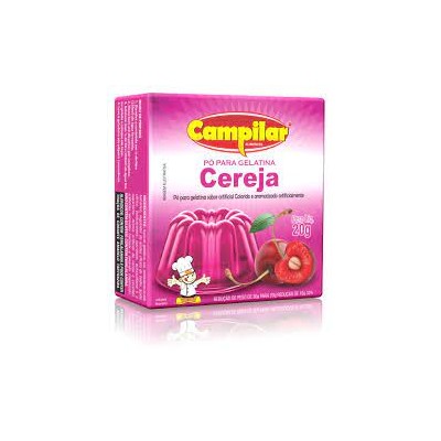 Gelatina Campilar Cereja 20G