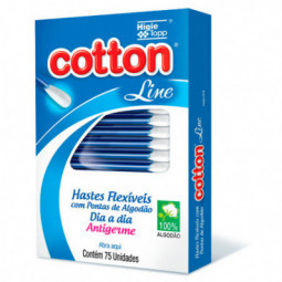 Cotonete Cotton Line 75 Unidade.