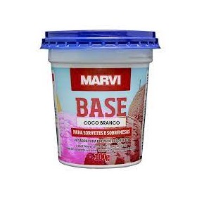 Base Sorvete Marvi 100G Coco Branco