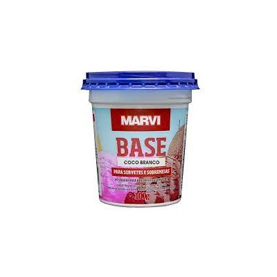 Base Sorvete Marvi 100G Coco Branco