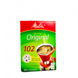 Filtro Cafe Melitta 102 Caixa 30 Unidades Aroma Max