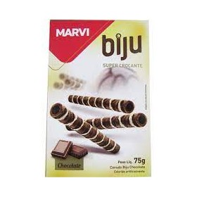 Canudo Biju Marvi 75G Chocolate