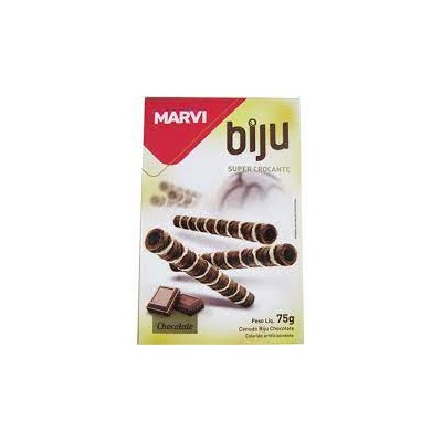 Canudo Biju Marvi 75G Chocolate