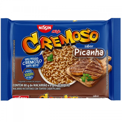 Macarrao Lamen Nissin Cremoso 88G Picanha