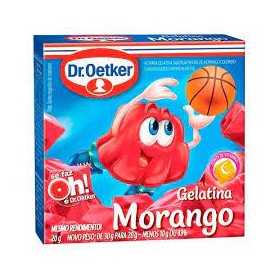 Gelatina Dr.Oetker 20G Morango