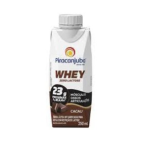 Bebida Lactea Whey 250ML Cacau Zero Lactose