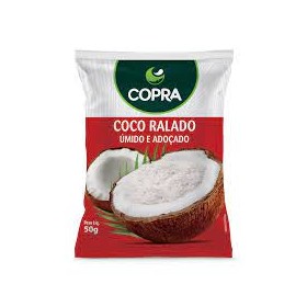 Coco Ralado Copra 50G Adoçado