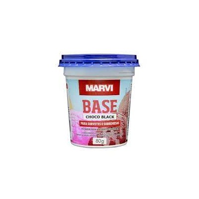 Base Sorvete Marvi 80G Chocolate Black