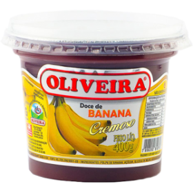 Doce Oliveira 400G Banana Pote