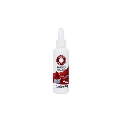 Corante SoftGel Mago 60G Vermelho Marsala