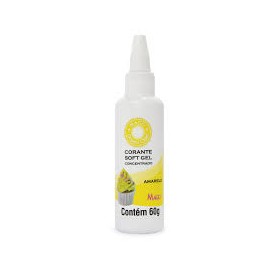 Corante Gel Caneta Mago 60G Amarelo