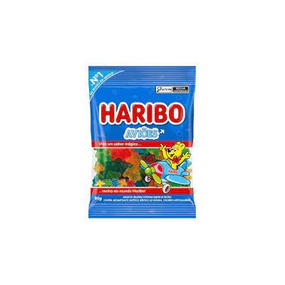 Bala Gelatina Haribo 80G Avioes