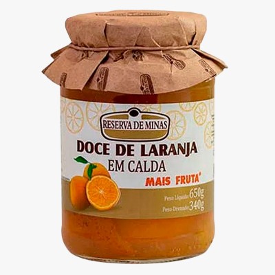 Doce Reserva De Minas 650G Laranja Calda