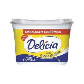 Margarina Delicia 1KG Cremosa Com Sal