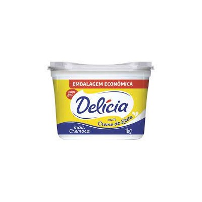 Margarina Delicia 1KG Cremosa Com Sal