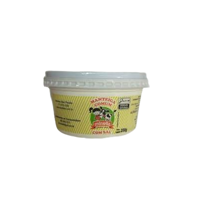 Manteiga Miraella Comum 200G Com Sal Pote