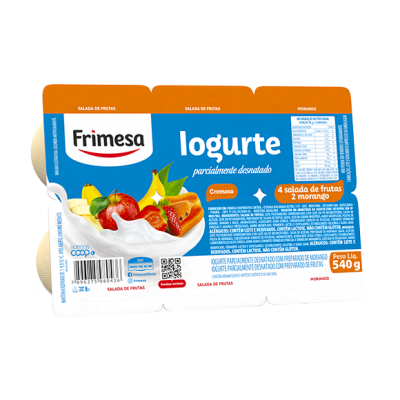 Iogurte Frimesa 540G Salada De Fruta + Morango Bandeja