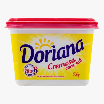 Margarina Doriana 500G Cremosa Sal