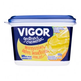 Margarina Vigor 500G Cromosa Com Sal 80%
