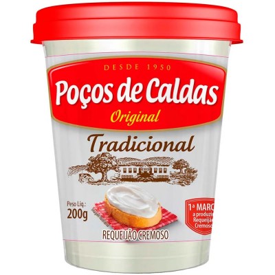 Requeijao Caldas Cremoso 200G Tradicional