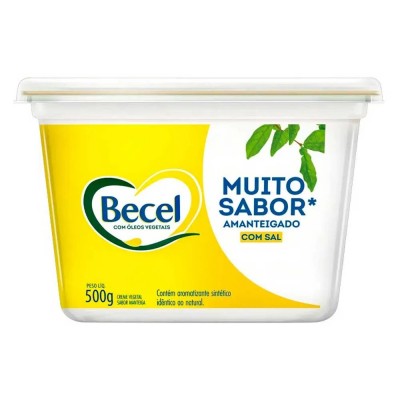 Creme Vegetal Becel 500G Original Com Sal