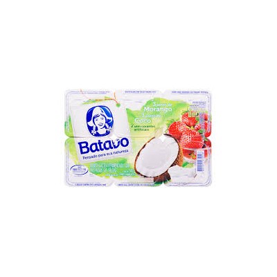 Bebida Lactea Batavo 540G Morango Com Coco Bandeja