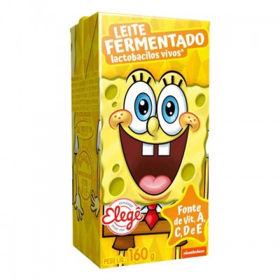 Leite Fermentado 160G Bob Esponja Tradicional