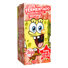 Leite Fermentado 160G  Bob Esponja Morango