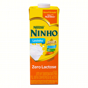 Leite Ninho Nestle 1L Semi-Desnatado Zero Lactose