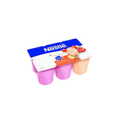 Iogurte Nestle 510G Morango Vitaminas Frutas Bandeja