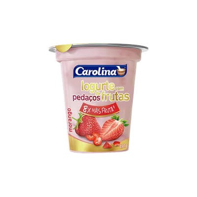 Iogurte Carolina 450G Morango