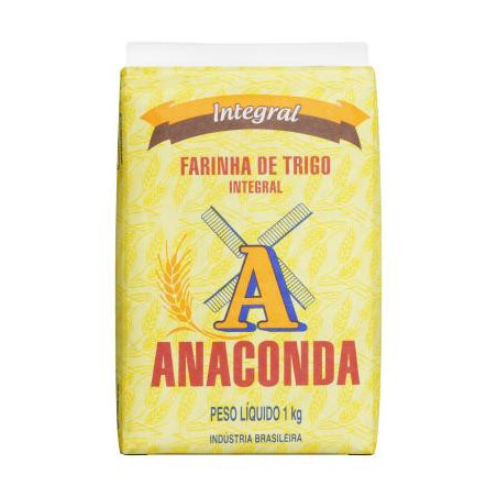 Farinha De Trigo Anaconda Integral 1Kg