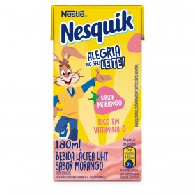 Bebida Lactea Nestle Nesquik 180ML Morango
