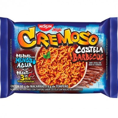 Macarrao Lamen Nissin Cremoso 88G Costela