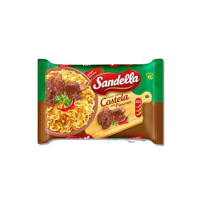 Macarrao Lamen Sandella 85G Costela Com Pimenta