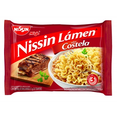 Macarrao Lamen Nissin 85G Costela