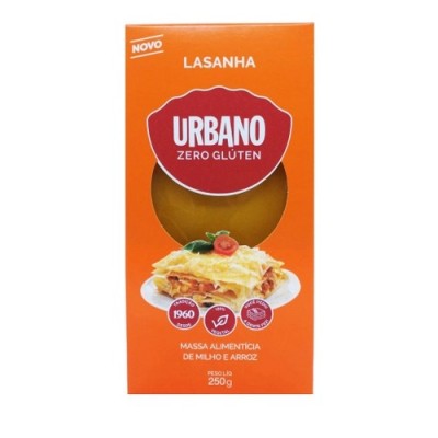 Massa Urbana Lasanha 250G Milho E Arroz