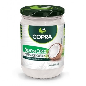 Oleo Coco Copra 500ML Sem Sabor Vidro