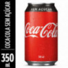 Refrigerante Sem Açúcar Coca-Cola Lata 350Ml