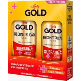 Kit Niely Gold Shampoo + Condicionador Queratina