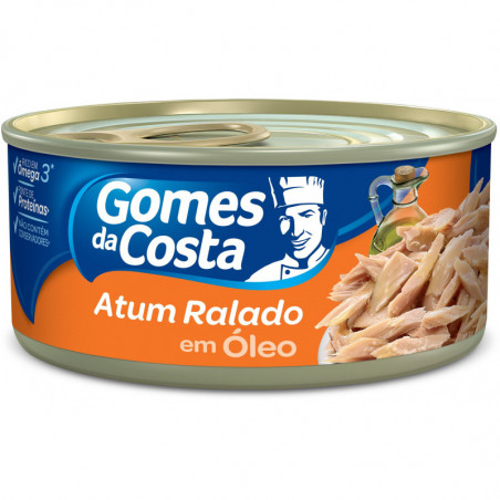 Atum Ralado Em Óleo Gomes Da Costa Lata 130G