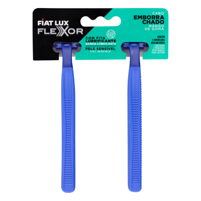 Aparelho Barbear Fiat Lux Flexor 1Unidade Pele Sensivel