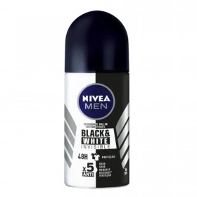 Desodorante Nivea 50ML Men Invisible Blacks White Rolon